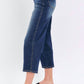 Judy Blue - Tummy Control Crop Wide Leg Jeans
