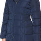 Cole Haan - Taffeta Down Coat With Bib Front And Dramatic Hood