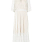 Apricot - Lurex Mesh Kimono Maxi Dress