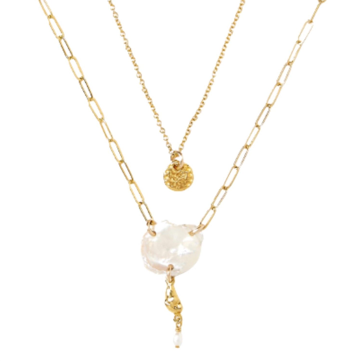 Chan Luu - Women's Keshi Pearl Layered Necklace