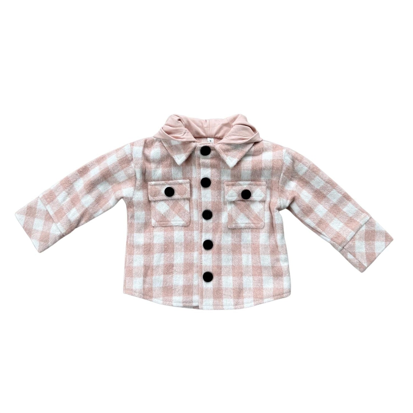 Babysprouts - Girl's Hooded Shacket