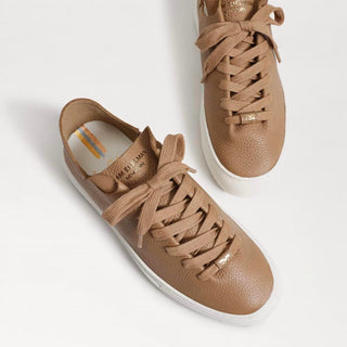 Sam Edelman - Women's Poppy Leather Lace-up Chunky Platform Low Top Flats Sneakers