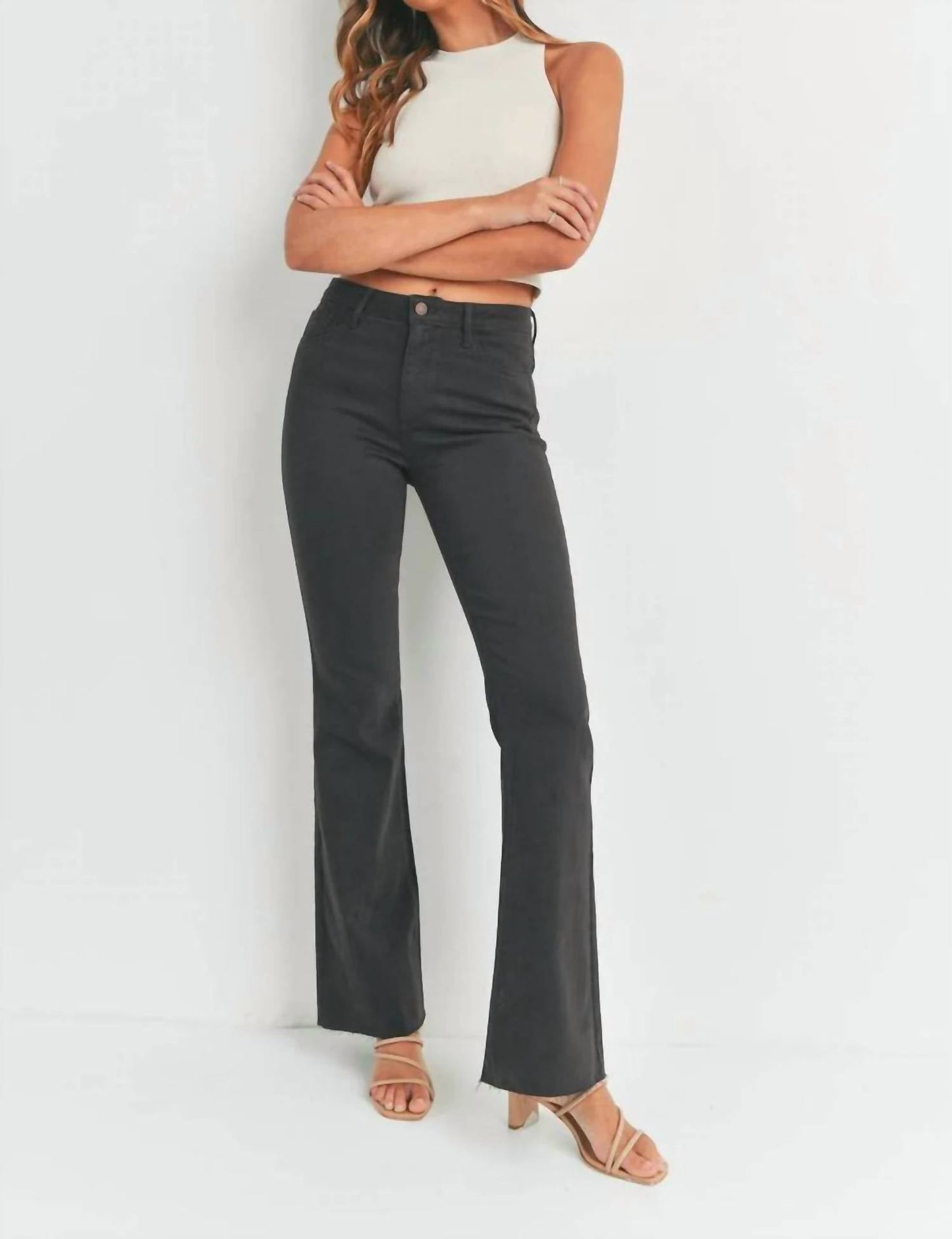 Just Black Denim - Slim Bootcut Scissor Cut Jeans