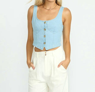 Billabong - Sunwashed Denim Vest