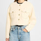 Generation Love - Emille Tweed Bomber Jacket