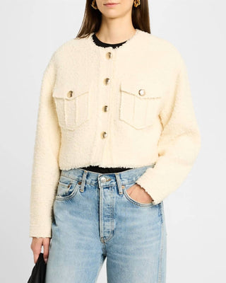 Generation Love - Emille Tweed Bomber Jacket