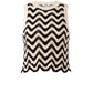 525 America - Women's Kayla Chevron Scalloped Tank