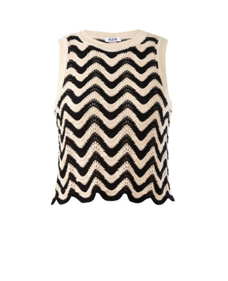 525 America - Women's Kayla Chevron Scalloped Tank