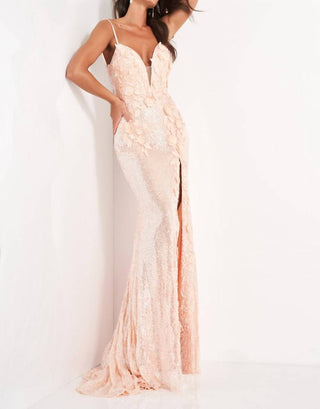 Jovani - Sequin Fitted Prom Dress