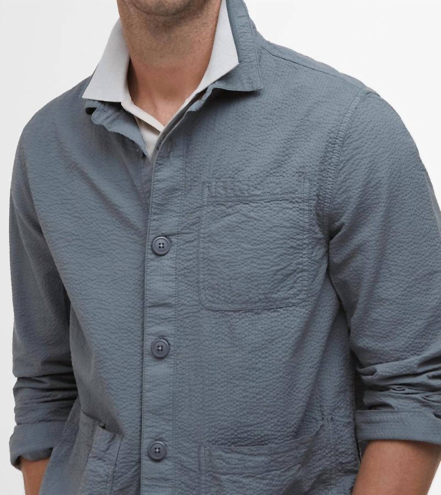 Barbour - Callercove Seersucker Long-Sleeved Shirt