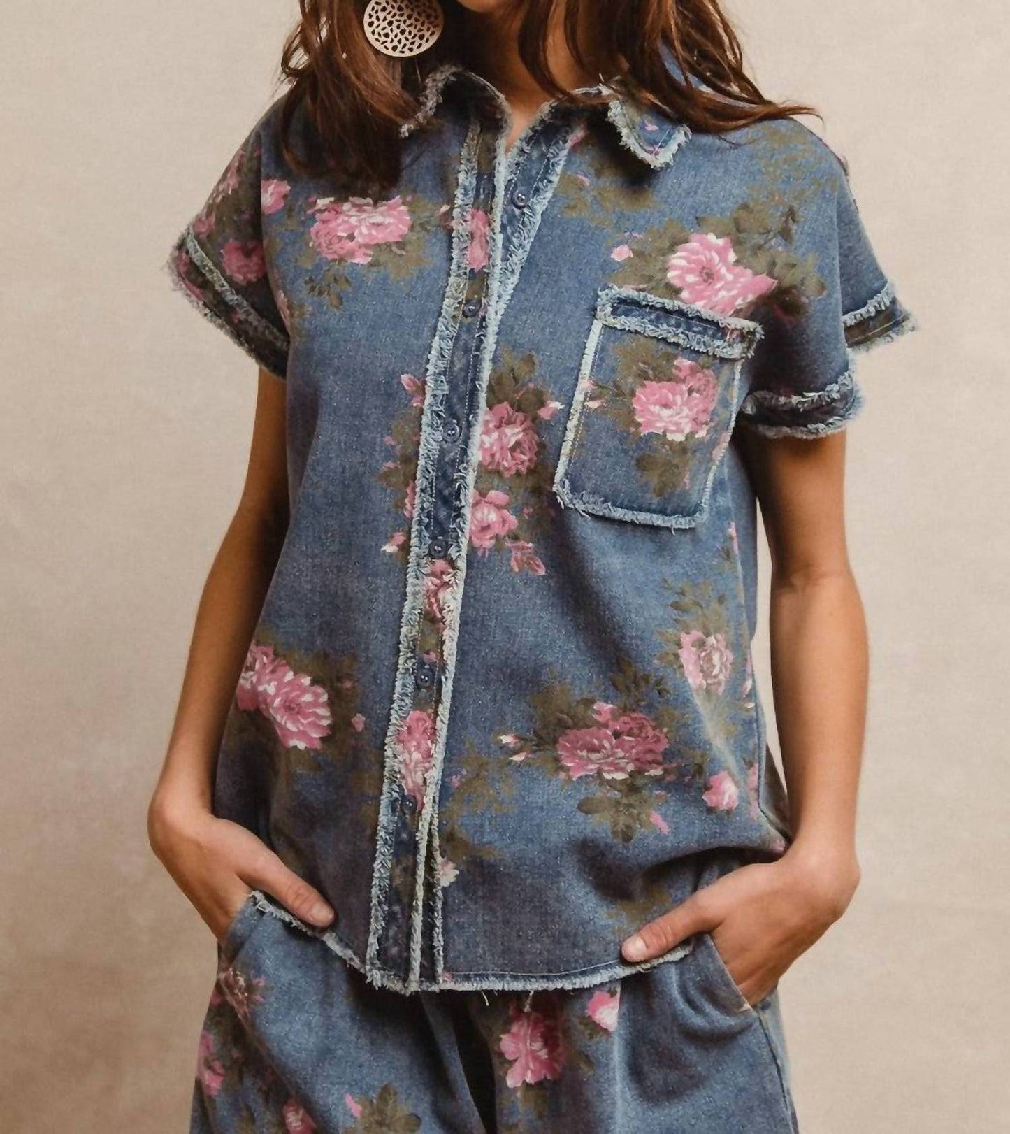 Bibi - Rosie Denim Top