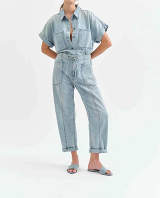 Daze - Villa Drawstring Barrel Leg Jean