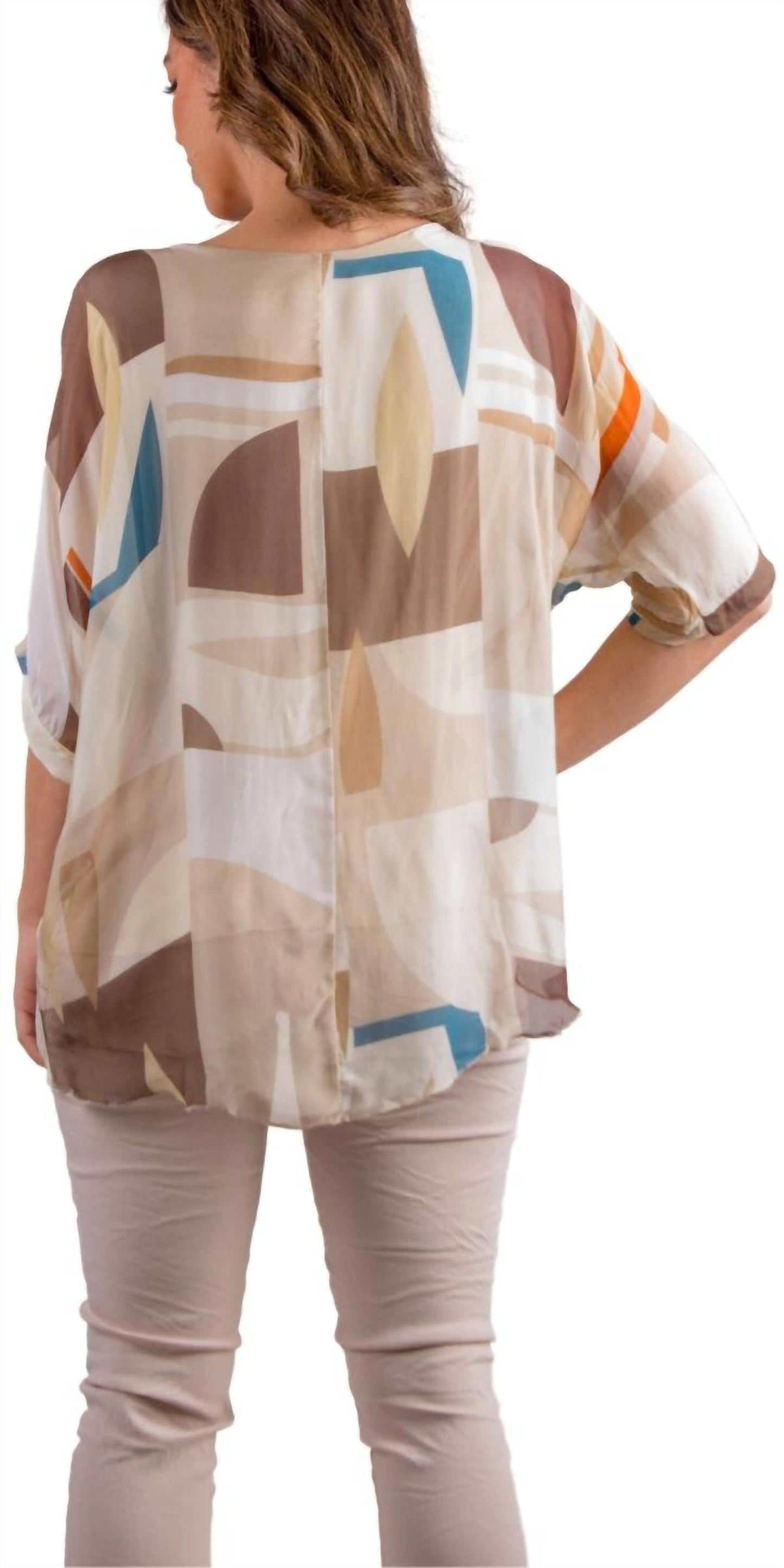 Gigi Moda - Carmelina Graphic Silk Kaftan