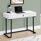 Computer Desk For Home Office, Glossy, Storage Drawer