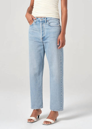 Agolde - 90's Crop Mid Rise Straight Jeans