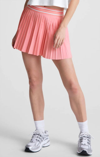 Beyond Yoga - If You Pleats Tipped Elastic Mini Skirt
