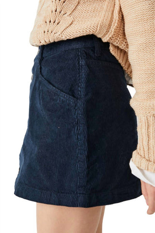 Free People - RAY CORD MINI SKIRT