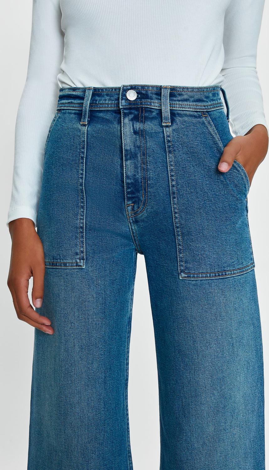 Pistola - Penny High Rise Wide Leg Jean
