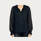 Elliott Lauren - Quicksilver Ruched Blouse