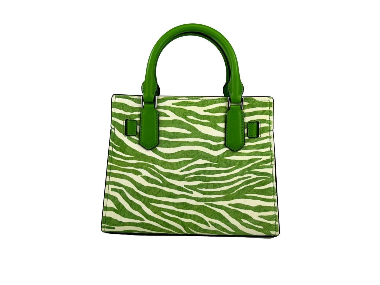 Michael Kors - Women's Hamilton Leather Zebra Print Satchel Crossbody