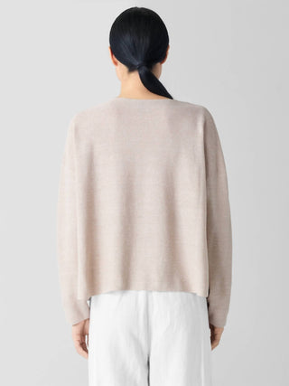 Eileen Fisher - Organic Linen Cotton V-Neck Top