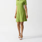 Joseph Ribkoff - Zipped Short Sleeve Mini Shift Dress