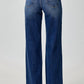 Risen - Mid-Rise Straight Leg Jeans