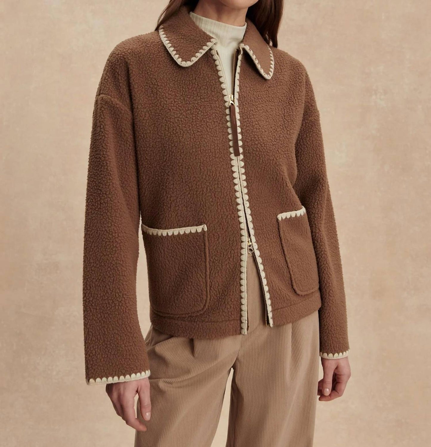 Varley - Ruiko Zip Through Fleece Jacket