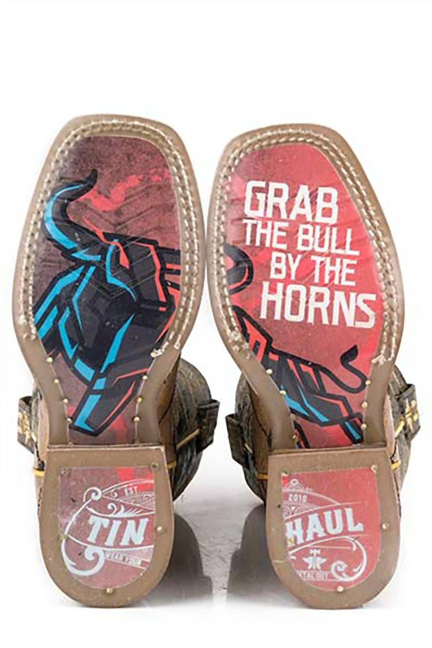 Tin Haul - Kid's Bull Horn Sole Boot