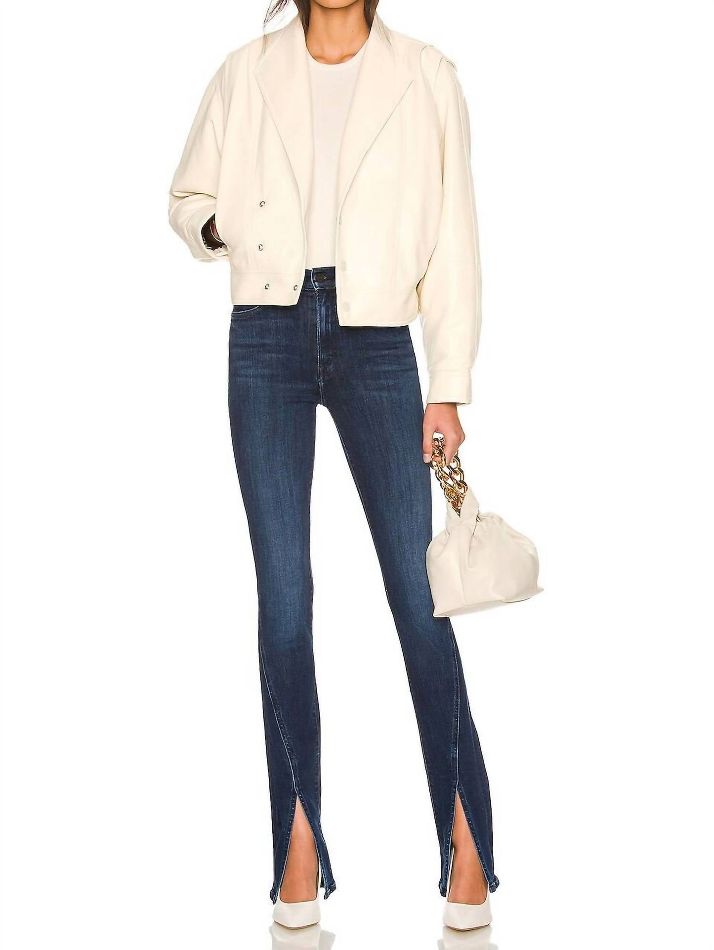 Mother - Rascal Sliced Up Heel Jeans