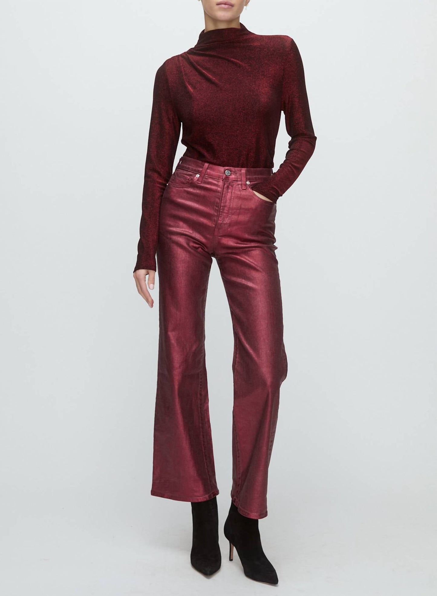 Veronica Beard - MYLIE MOCK NECK TOP