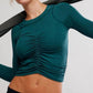 Free People - Tempo Ruched Long Sleeve Tee