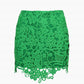 Adelyn Rae - Women's Janine Crochet Lace Eyelet Mini Skirt