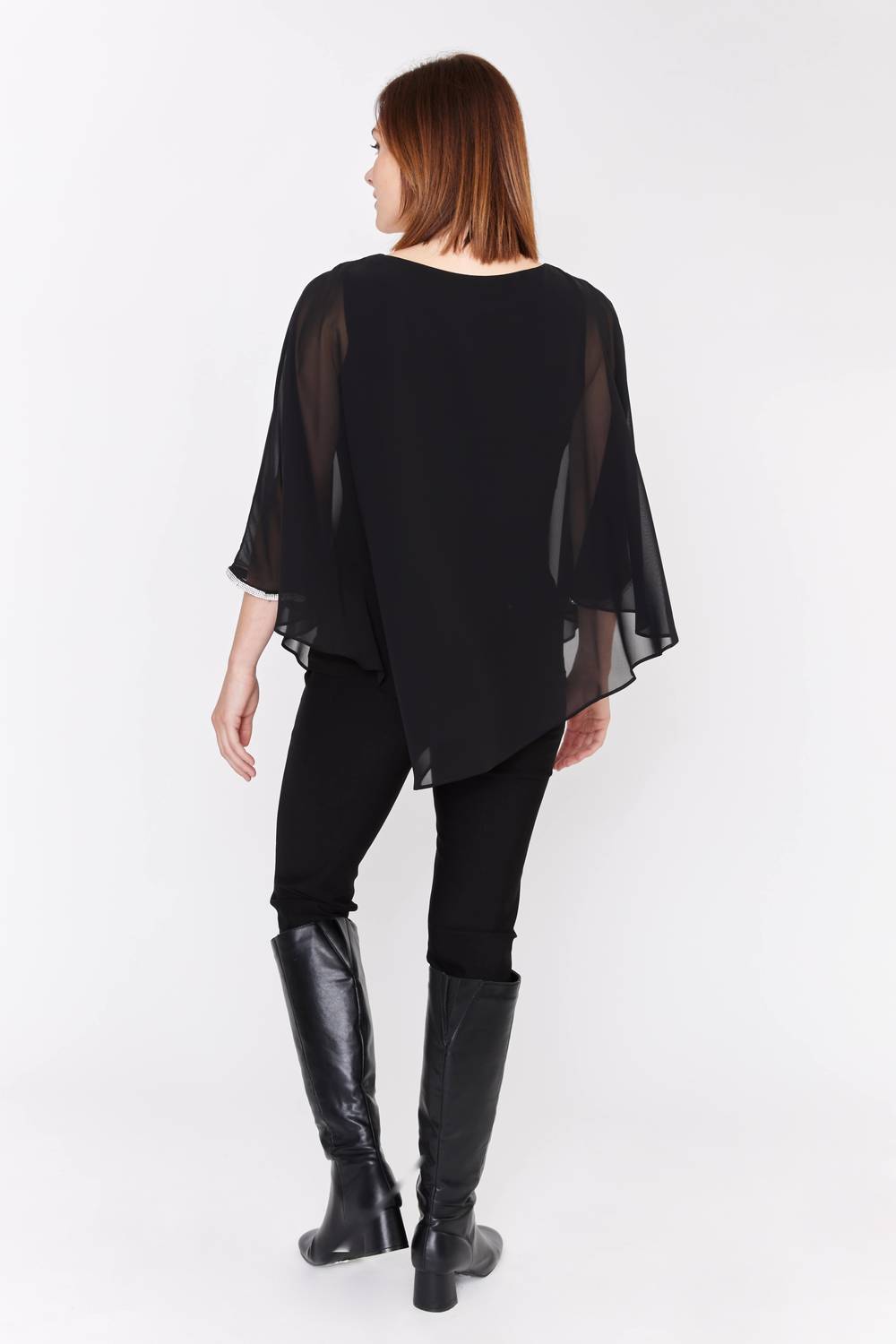 Frank Lyman - Embellished V-neck Woven Top