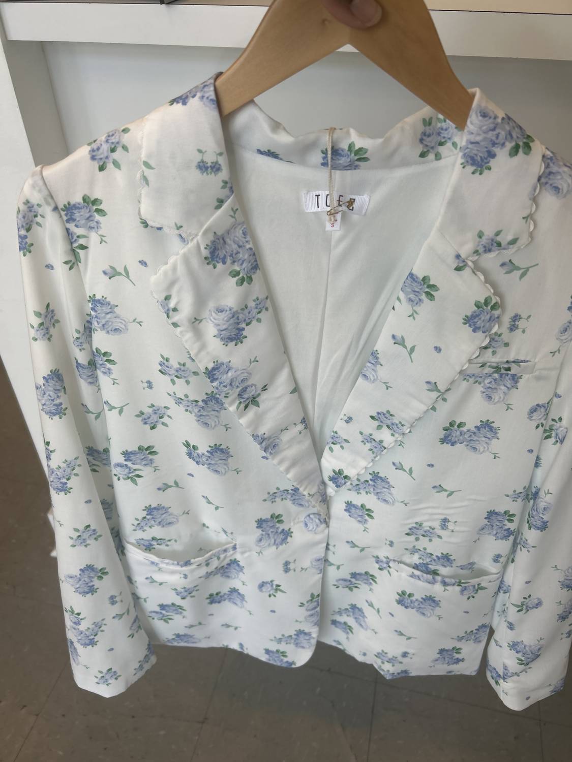 Tcec - floral blazer