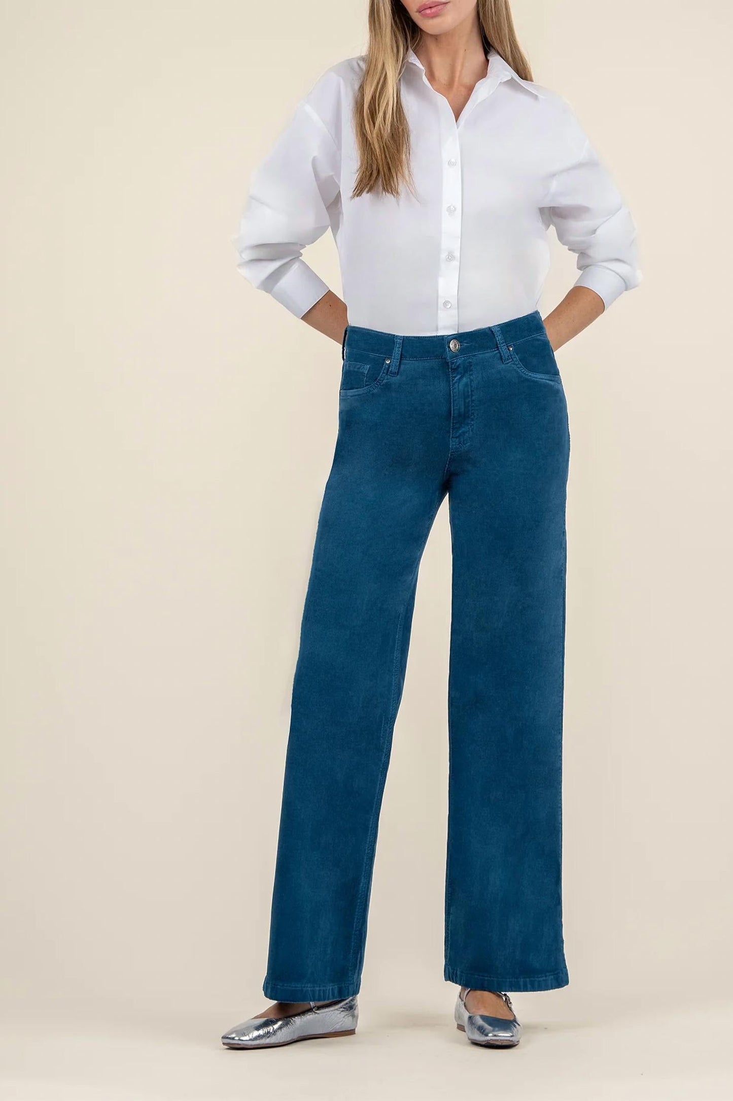 Kut From The Kloth - High Rise Wide Leg Denim Jeans
