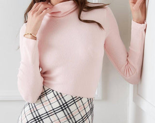 Karen Kane - Ribbed Turtleneck Top