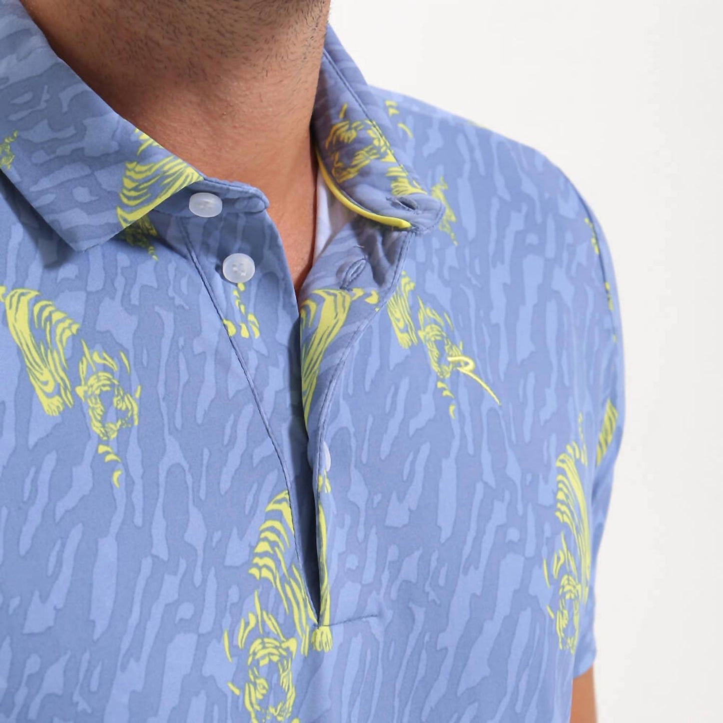 Chervò Usa - Men's Anyone Tiger Print Polo