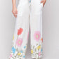 Charlie B - Printed Linen-blend Wide Leg Pants