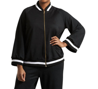 Always For Me - Plus Size Hudson Bomber Jacket