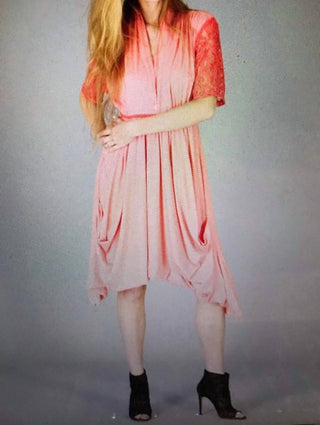 Tough Luv - Lace Sleeve Goddess Pocket Dress