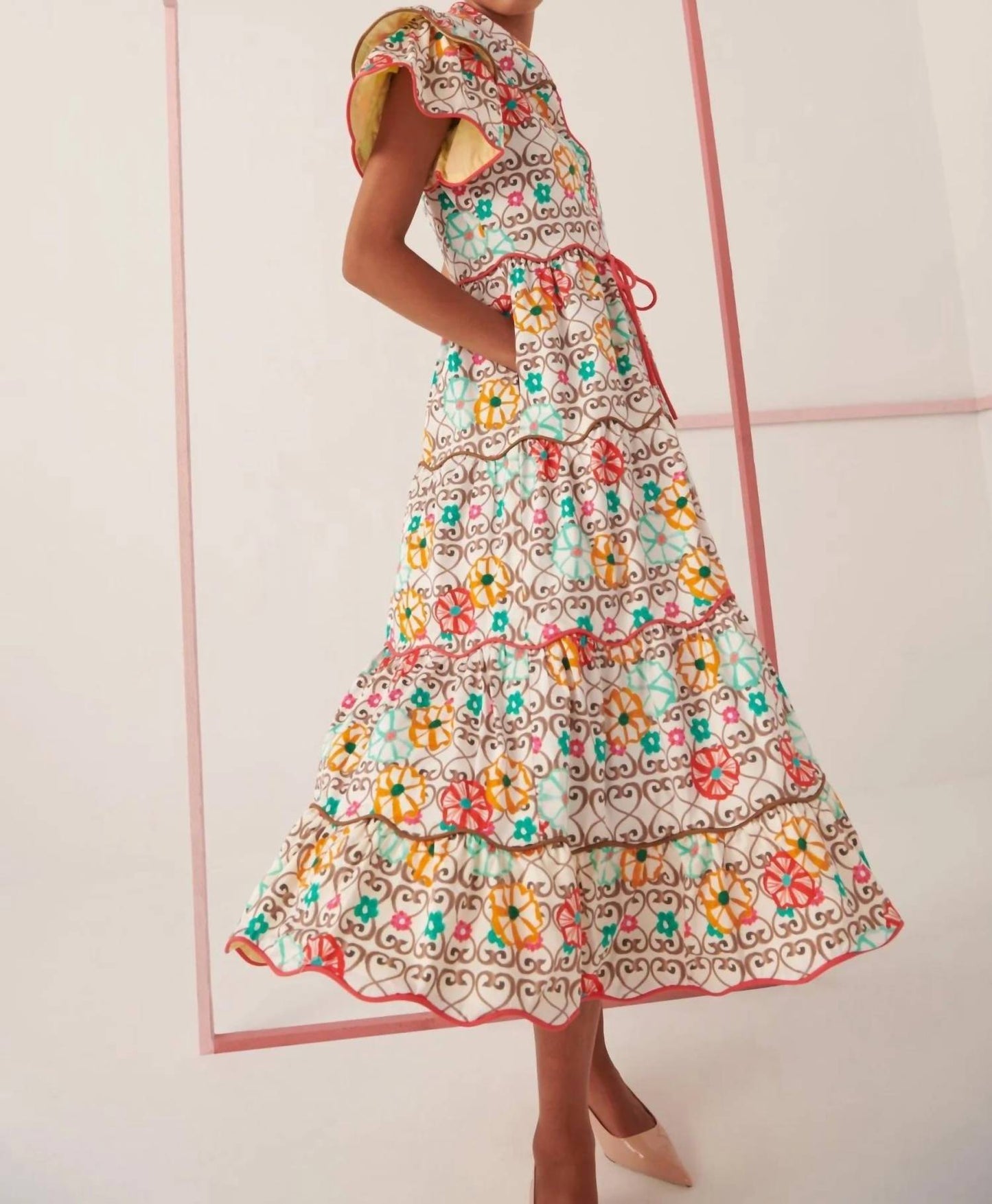 Celia B - Baba Island Print Dress