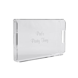 Creative Gifts International - Acrylic Handled Tray