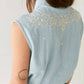 Maison Hotel - Dallas Collared Sleeveless Blouse