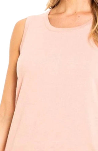 Multiples - Scoopneck Solid Knit Tank Top