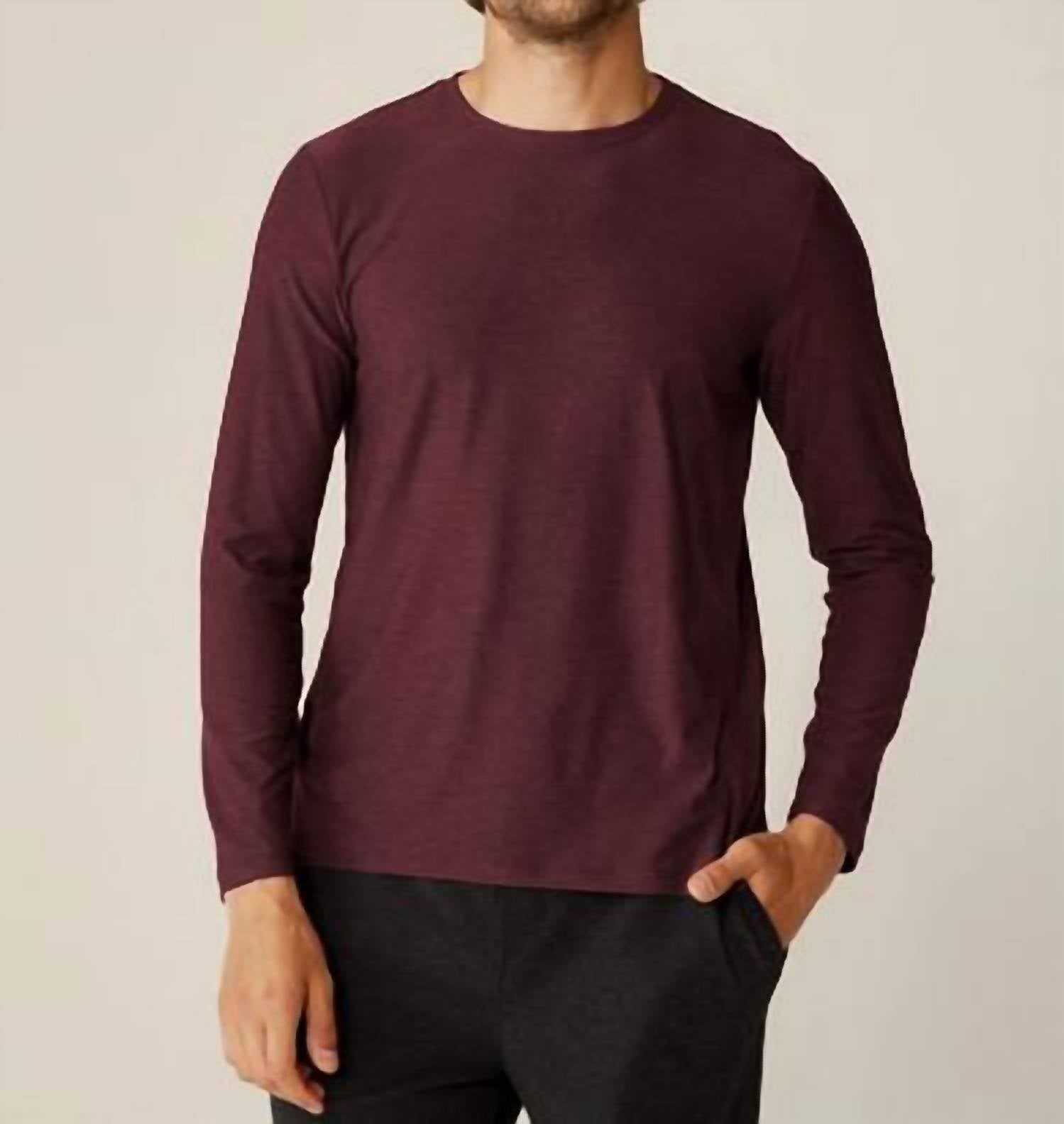 Beyond Yoga - Long Sleeve Pullover Crewneck Tee