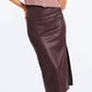 Bishop + Young - Colette Side Ruched Midi Skirt