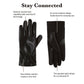 Isotoner - Women’s Lined Faux Leather Stretch Glove