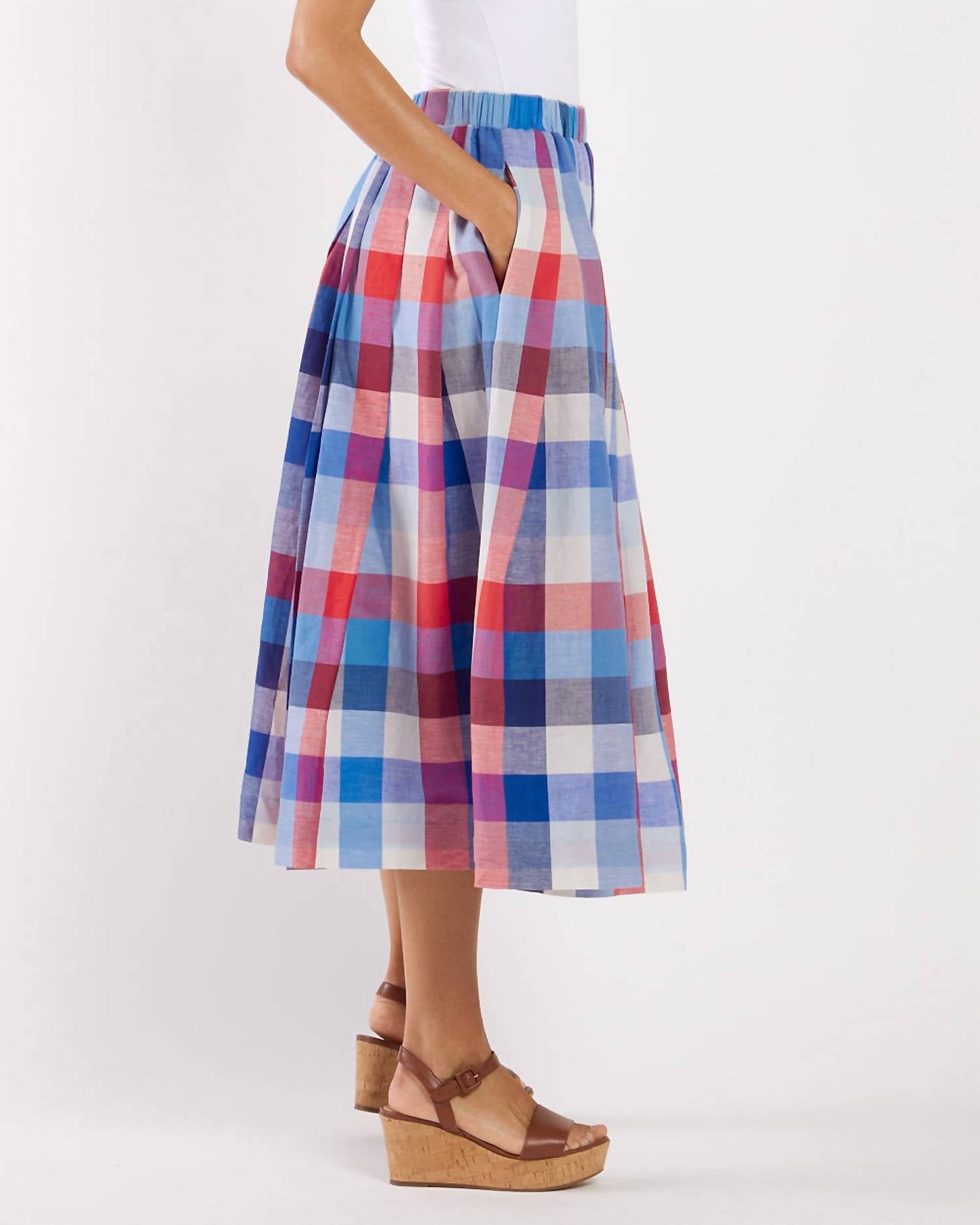 Jude Connally - Meredith Stretch Cotton Linen Skirt