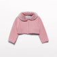 Abel & Lula - Baby Girls Faux Fur Collar Cardigan